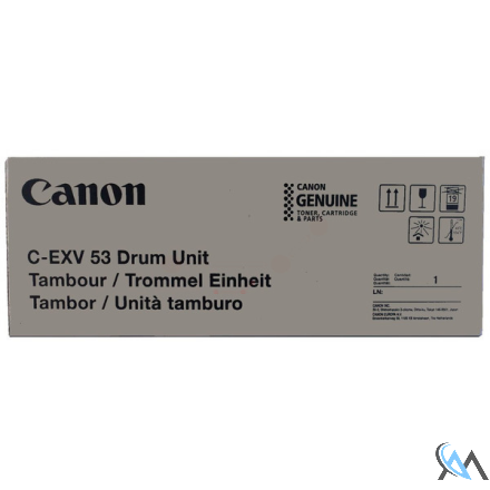 Original Canon 0475C002/C-EXV53 Drum Unit schwarz, 280.000 Seiten