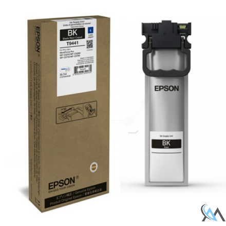 Original Epson C13T944140/T9441 Tintenpatrone schwarz, 3.000 Seiten 35,7ml