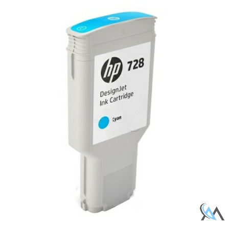 Original HP F9K17A/728 Tintenpatrone cyan 300ml