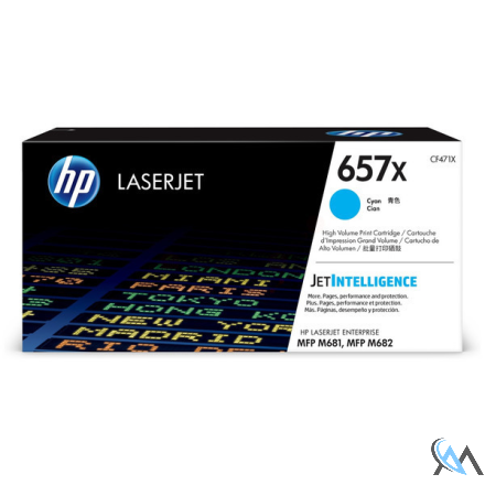 Original HP CF471X/657X Tonerkartusche cyan, 23.000 Seiten ISO/IEC 19798