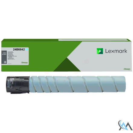 Original Lexmark 24B6842 Toner-Kit cyan, 30.000 Seiten ISO/IEC 19798