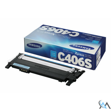 Original HP ST984A/CLT-C406S Toner cyan, 1.000 Seiten ISO/IEC 19798