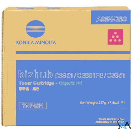 Original Konica Minolta A95W350/TNP-49M Toner magenta, 12.000 Seiten