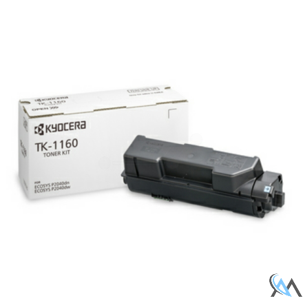 Original Kyocera 1T02RY0NL0/TK-1160 Toner-Kit, 7.200 Seiten ISO/IEC 19752