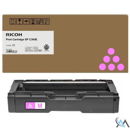 Original Ricoh 407901/SPC340E Toner magenta, 5.000 Seiten ISO/IEC 19798