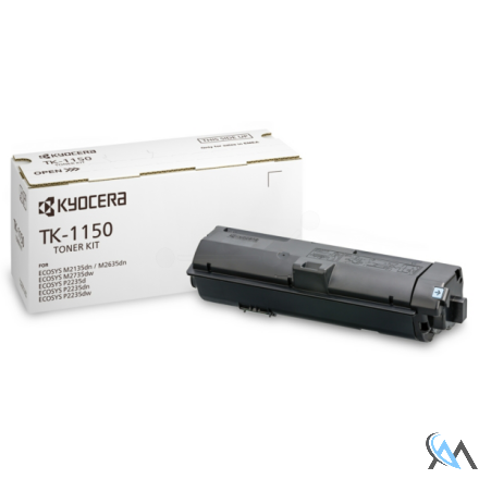 Original Kyocera 1T02RV0NL0/TK-1150 Toner-Kit, 3.000 Seiten ISO/IEC 19752