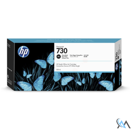 Original HP P2V73A/730 Tintenpatrone schwarz foto 300ml