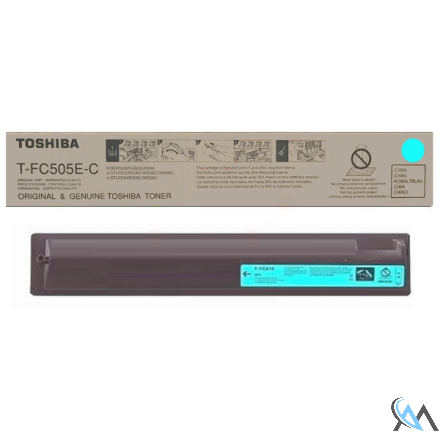 Original Toshiba 6AJ00000135/T-FC505EC Toner-Kit cyan, 33.600 Seiten