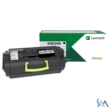 Original Lexmark 63B2H00 Toner-Kit return program, 25.000 Seiten ISO/IEC 19752