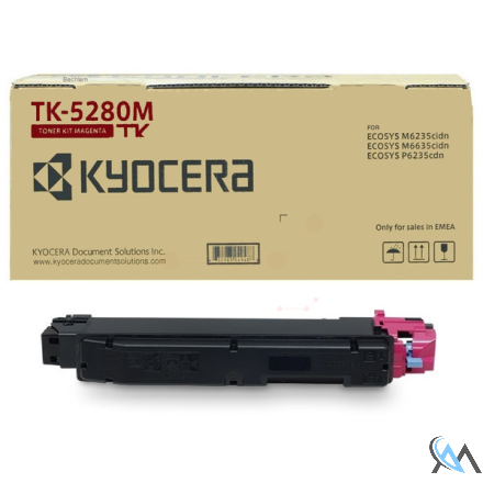 Original Kyocera 1T02TWBNL0/TK-5280M Toner-Kit magenta, 11.000 Seiten ISO/IEC 19752