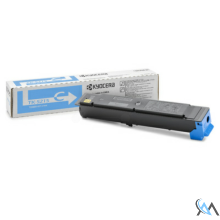 Original Kyocera 1T02R6CNL0/TK-5215C Toner-Kit cyan, 15.000 Seiten ISO/IEC 19798