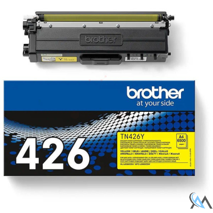 Original Brother TN-426Y Toner-Kit gelb extra High-Capacity, 6.500 Seiten ISO/IEC 19752