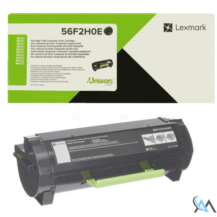 Original Lexmark 56F2H0E Toner-Kit High-Yield corporate, 15.000 Seiten ISO/IEC 19752