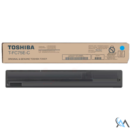 Original Toshiba 6AK00000251/T-FC75EC Toner cyan, 35.400 Seiten/5%