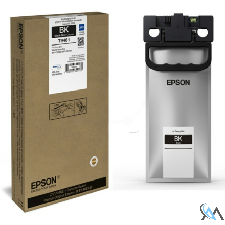 Original Epson C13T946140/T9461 Tintenpatrone schwarz extra High-Capacity, 10.000 Seiten 136,7ml