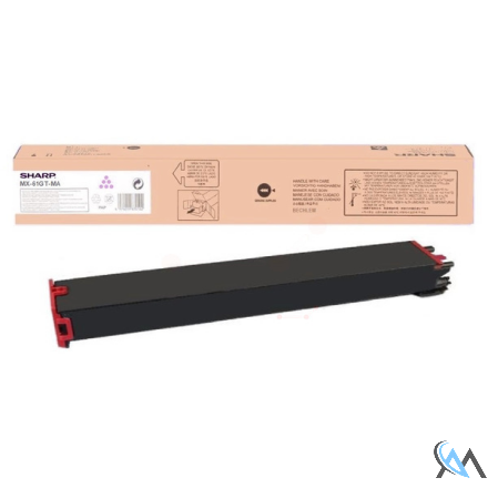 Original Sharp MX-61GTMA Toner magenta High-Capacity, 24.000 Seiten ISO/IEC 19752