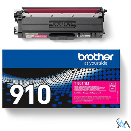 Original Brother TN-910M Toner-Kit magenta, 9.000 Seiten ISO/IEC 19752