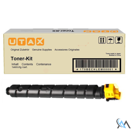 Original Utax 1T02RMAUT0/CK-8513Y Toner-Kit gelb, 20.000 Seiten ISO/IEC 19798