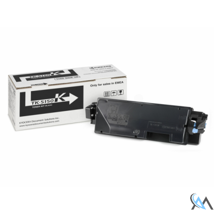 Original Kyocera 1T02NS0NL0/TK-5150K Toner-Kit schwarz, 12.000 Seiten ISO/IEC 19798