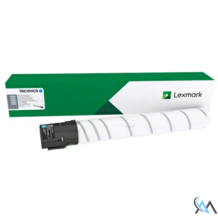 Original Lexmark 76C0HC0 Toner-Kit cyan, 34.000 Seiten ISO/IEC 19752