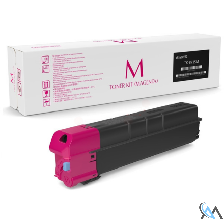 Original Kyocera 1T02XNBNL0/TK-8735M Toner-Kit magenta, 40.000 Seiten/5%