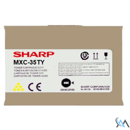 Original Sharp MXC-35TY Toner-Kit gelb, 6.000 Seiten/5%