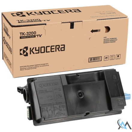 Original Kyocera 1T02X90NL0/TK-3200 Toner-Kit, 40.000 Seiten ISO/IEC 19752