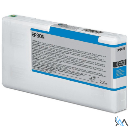 Original Epson C13T55W200 Tintenpatrone cyan 200ml