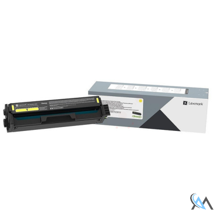 Original Lexmark C320040 Toner-Kit gelb, 1.500 Seiten