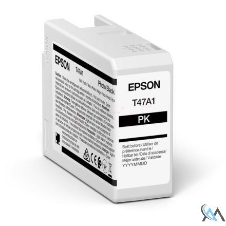 Original Epson C13T47A100/T47A1 Tintenpatrone schwarz 50ml