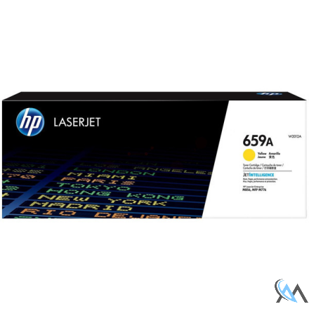 Original HP W2012A/659A Toner-Kit gelb, 13.000 Seiten ISO/IEC 19752