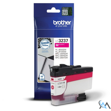 Original Brother LC-3237M Tintenpatrone magenta, 1.500 Seiten