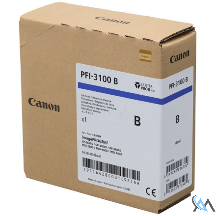 Original Canon 6428C001/PFI-3100B Tintenpatrone blau 160ml