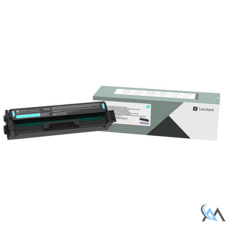 Original Lexmark 20N2XC0 Tonerkartusche cyan return program, 6.700 Seiten ISO/IEC 19752