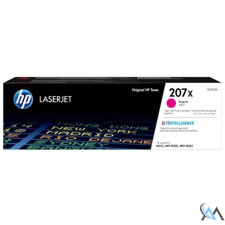 Original HP W2213X/207X Tonerkartusche magenta High-Capacity, 2.450 Seiten ISO/IEC 19752