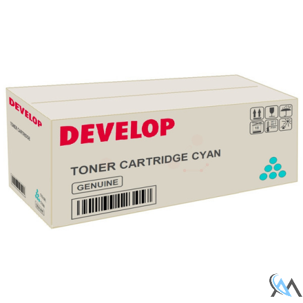 Original Develop A9K84D0/TN-713C Toner-Kit cyan, 33.200 Seiten