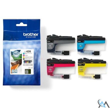 Original Brother LC-426VAL Tintenpatrone MultiPack Bk,C,M,Y 3000pg + 3x1500pg VE=4