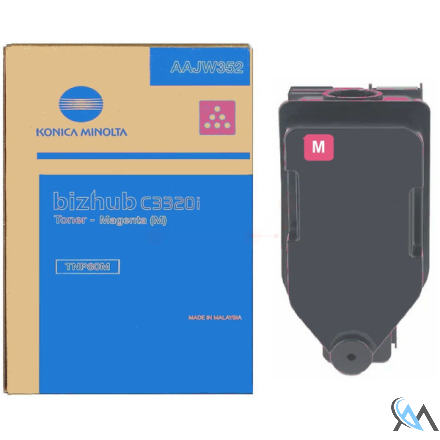 Original Konica Minolta AAJW352/TNP-80M Toner magenta, 9.000 Seiten