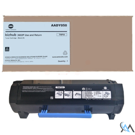 Original Konica Minolta AADY050/TNP-55 Toner-Kit return program, 15.000 Seiten