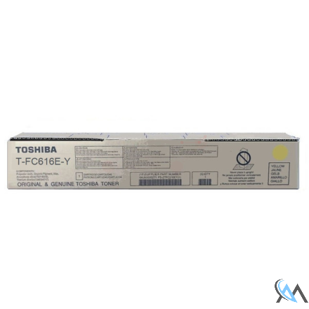 Original Toshiba 6AK00000379/T-FC616EY Toner gelb, 39.200 Seiten