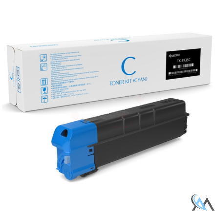 Original Kyocera 1T02XNCNL0/TK-8735C Toner-Kit cyan, 40.000 Seiten/5%