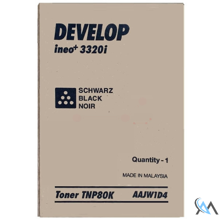 Original Develop AAJW1D4/TNP-80K Toner schwarz, 13.000 Seiten