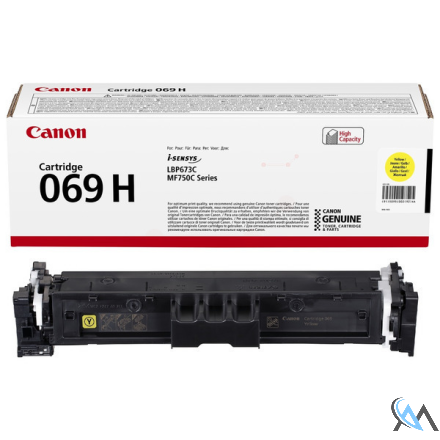 Original Canon 5095C004/069H Tonerkartusche gelb High-Capacity Contract, 5.500 Seiten ISO/IEC 19752