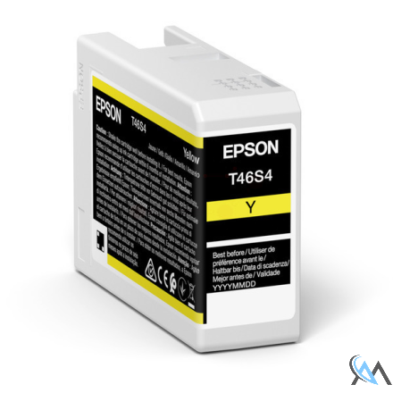 Original Epson C13T46S400/T46S4 Tintenpatrone gelb 25ml