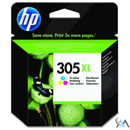 Original HP 3YM63AE/305XL Druckkopfpatrone color High-Capacity, 200 Seiten