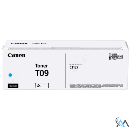 Original Canon 3019C006/T09C Tonerkartusche cyan, 5.900 Seiten ISO/IEC 19752