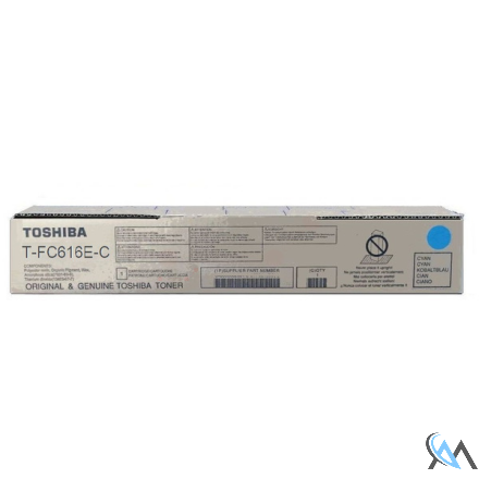 Original Toshiba 6AK00000369/T-FC616EC Toner cyan, 39.200 Seiten