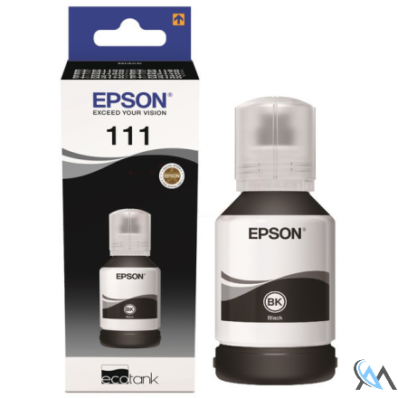 Original Epson C13T03M140/111 Tintenflasche schwarz, 6.000 Seiten 120ml