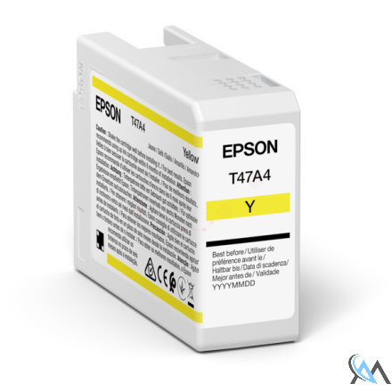 Original Epson C13T47A400/T47A4 Tintenpatrone gelb 50ml