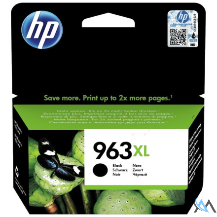 Original HP 3JA30AE#301/963XL Tintenpatrone schwarz High-Capacity Blister Multi-Tag, 2.000 Seiten 47.86ml